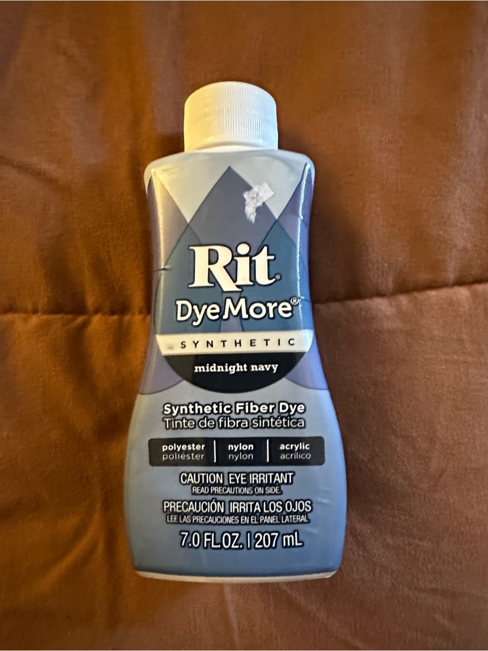 Rit Dyemore Synthetic Fabrics Navy Blue Fabric Dye Bottle